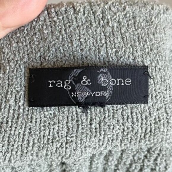 rag & bone Women's Sunny Knit Bike Shorts in Sage Green Size XS - Picture 4 of 5